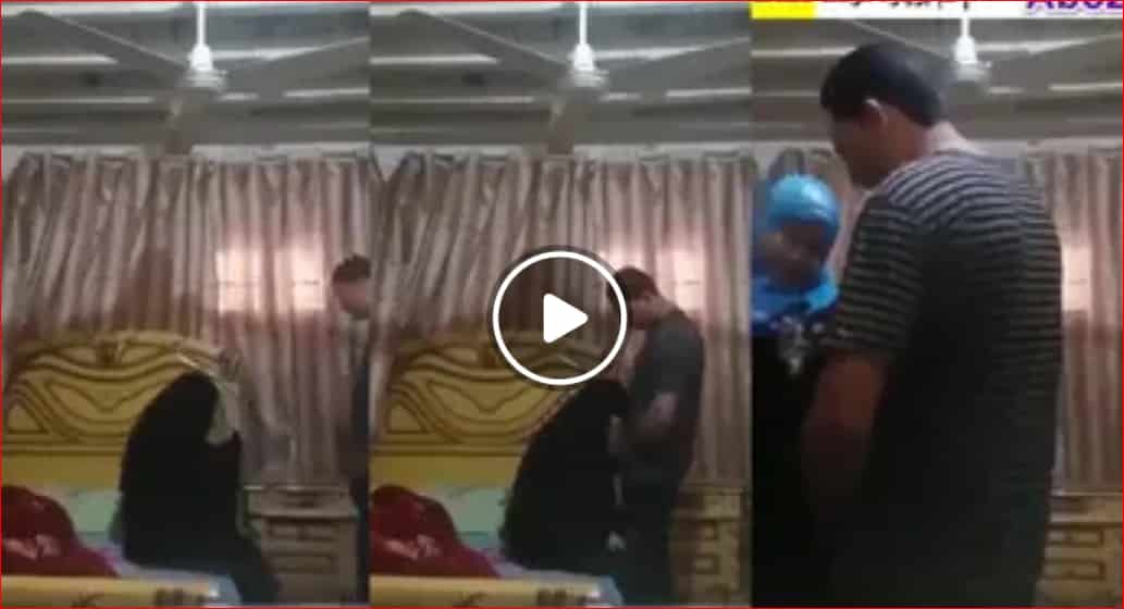 سكس مصري 2026 شرموطة متنقبة تدخل بيت عشيقها خفية بالنقاب وتمارس الرذيلة بشهوة نار