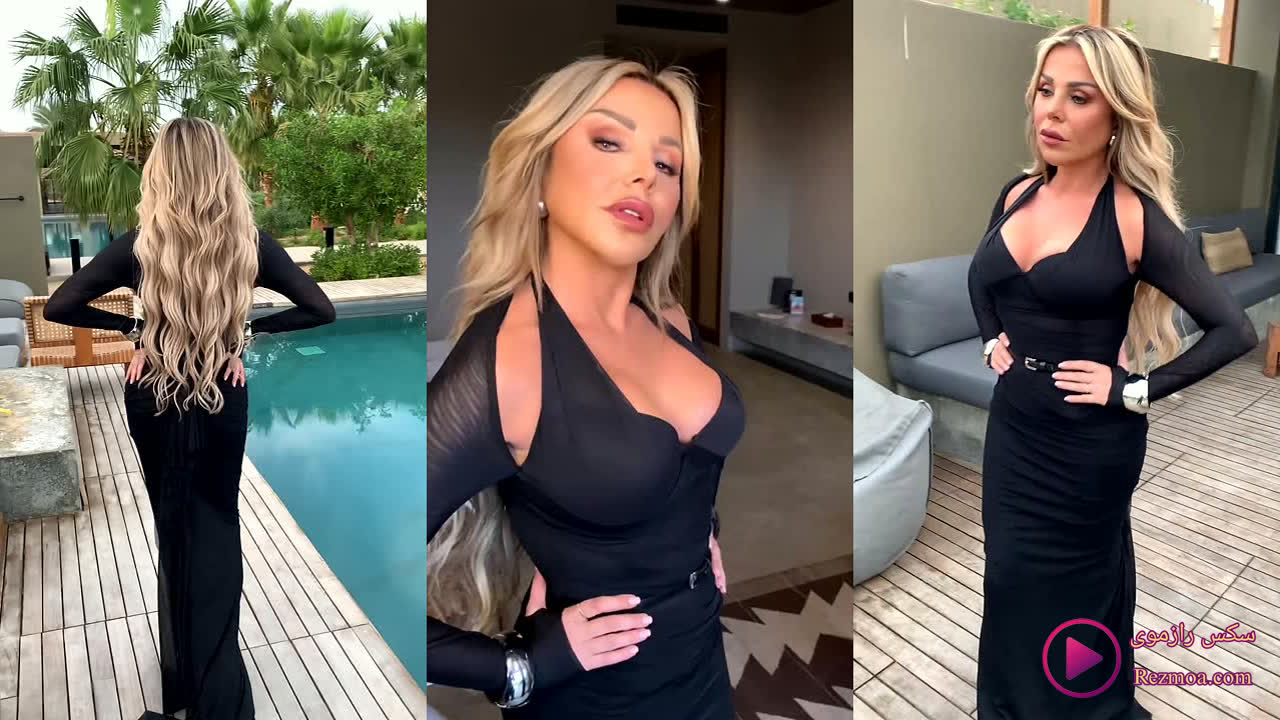 رزان مغربي بالفستان الأسود – استعراض الجسم porn xnxx